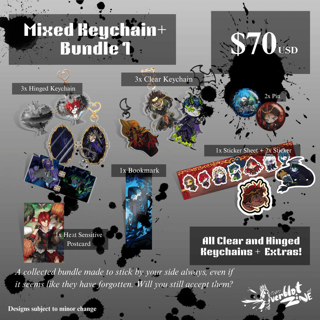 Overblot Bundles - Mixed Keychain+ Bundle 1